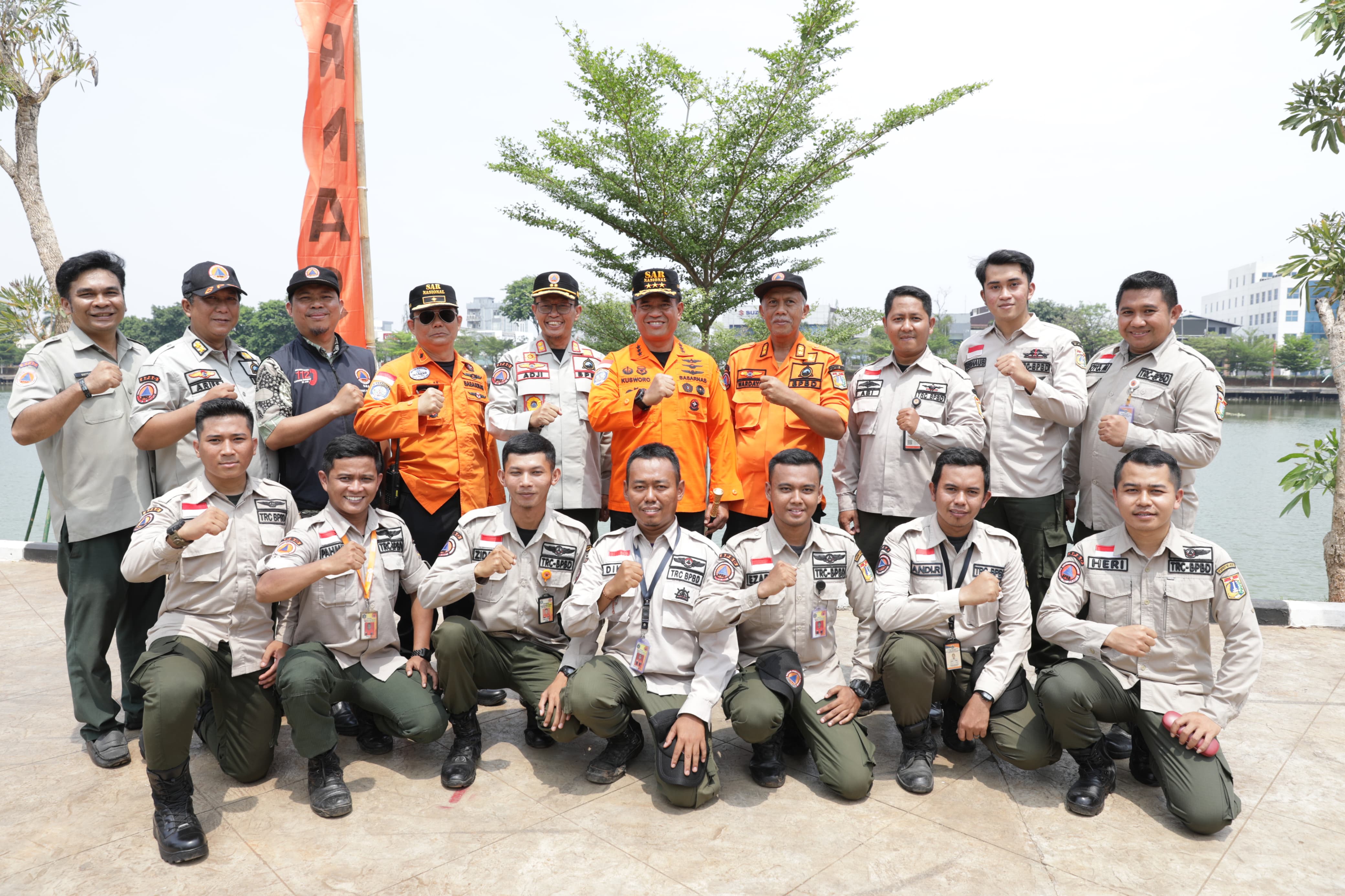 Simulasi Kesiapan Antisipasi Banjir dengan BASARNAS