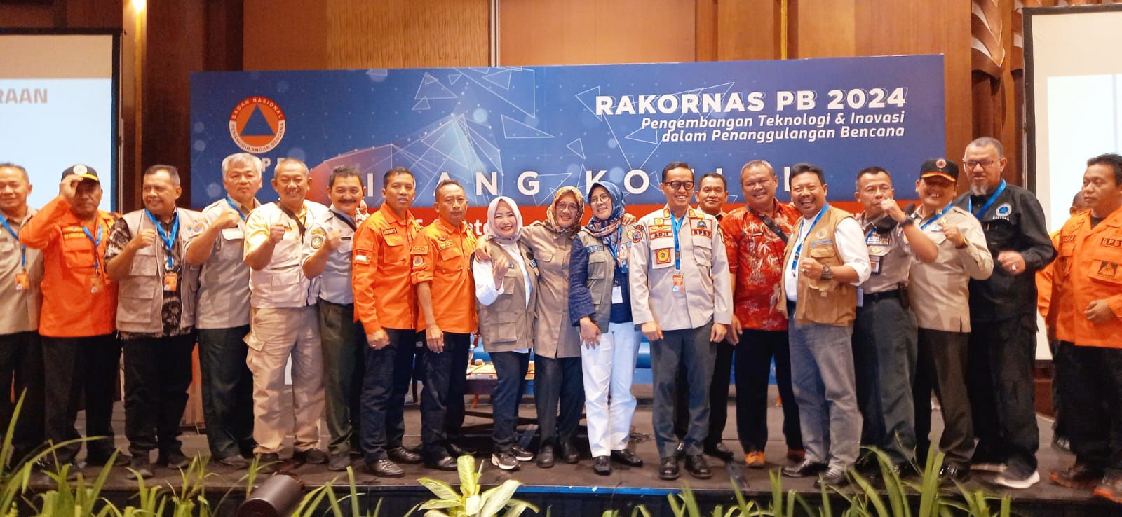 Menghadiri Rakornas Penanggulangan Bencana Tahun 2024