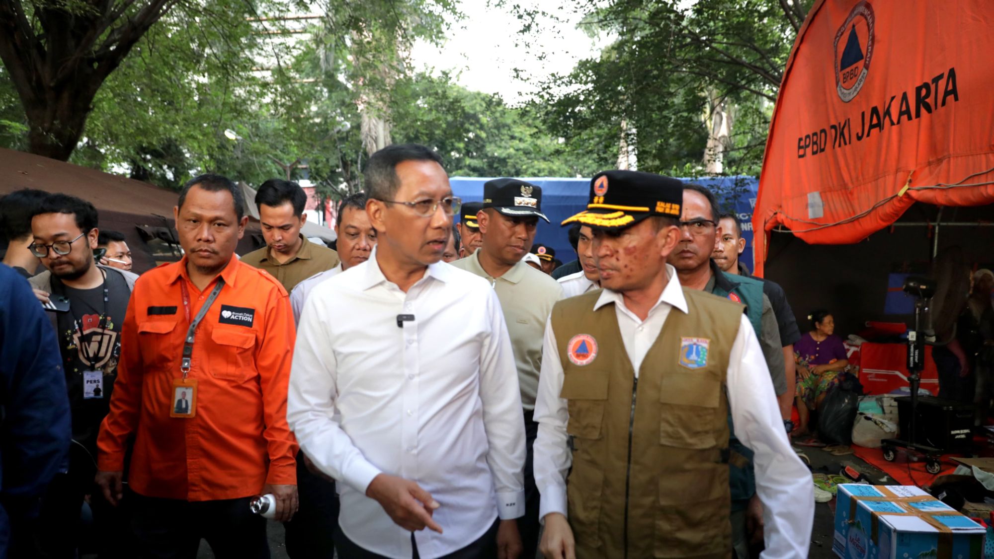 Bersama Pj. Gubernur, Lakukan Kunjungan ke Lokasi Kebakaran di Manggarai